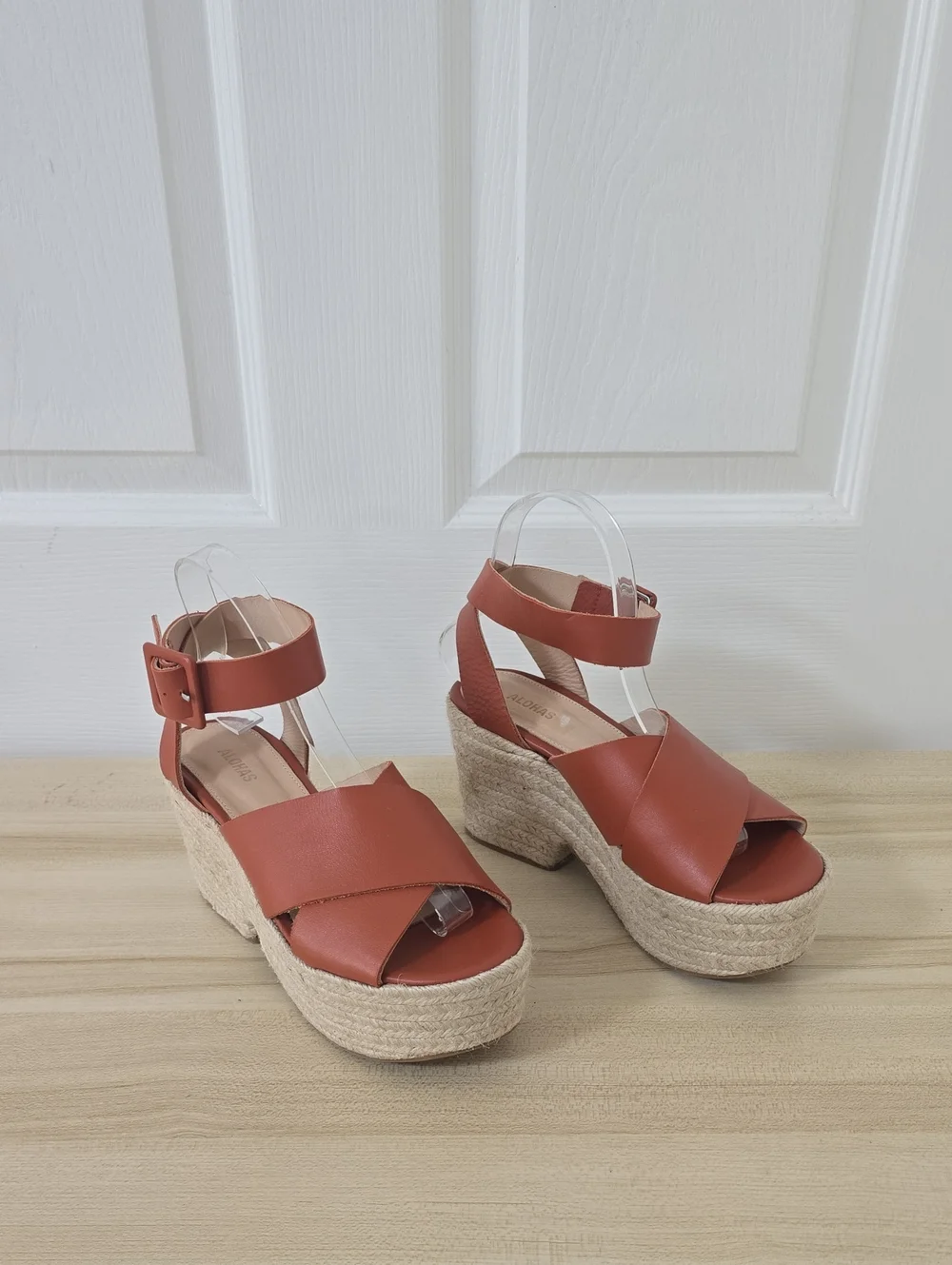 Alohas Lyla Chunky Espadrille Platform Sandals Size 7